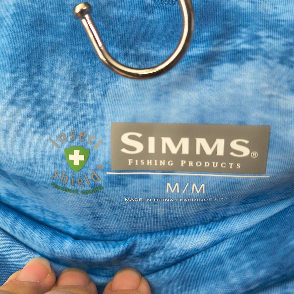 Simms Blue Water Insect Shield Leggings Medium - Picture 4 of 5
